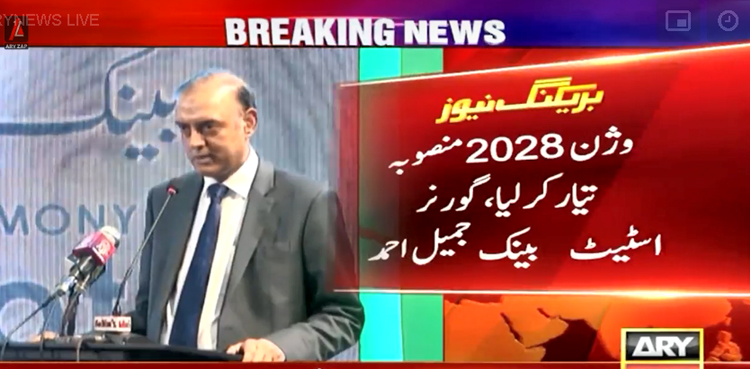 وژن 2028  پلان تیار کرلیا ہے،  گورنر اسٹیٹ بینک