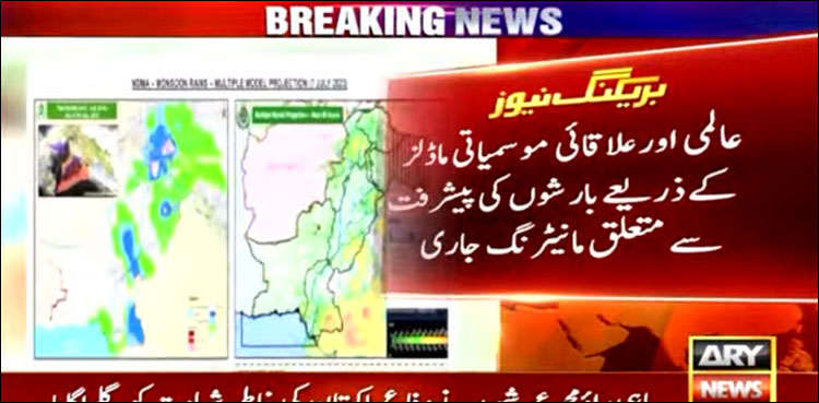 موسمیاتی مانیٹرنگ کے لیے عالمی و علاقائی موسمیاتی ماڈلز کا استعمال
