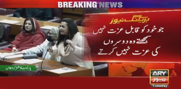 پی ٹی آئی سینیٹر ڈاکٹر زرقا کا خواجہ آصف کو کرارا جواب