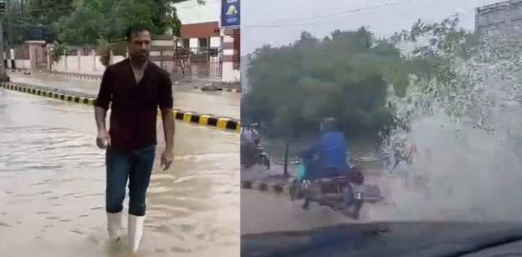 بارش میں دورے کی وائرل ویڈیو پر تنقید، وہاب ریاض کا ردعمل بھی آگیا