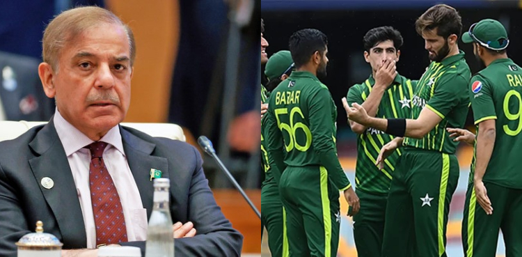 ورلڈ کپ میں قومی ٹیم کی شرکت سے متعلق شہباز شریف کا اہم فیصلہ