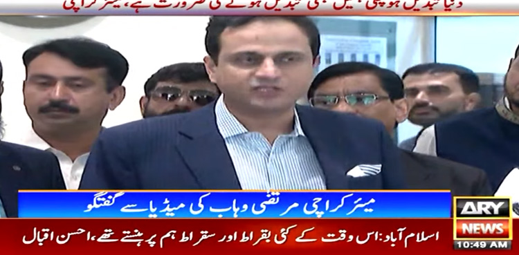 پانی چوری ہوتا ہے، واٹرمافیا کے خلاف میں نے کارروائی شروع کی، میئر