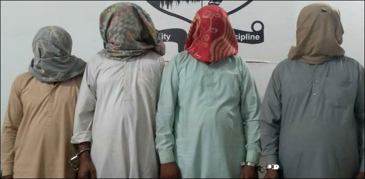 سر پر انعام والے مخالف ملزم کو قتل کے لیے جانے والا بلیدی گینگ گرفتار