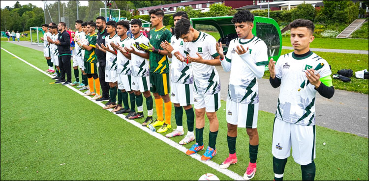ناروے میں پاکستان اسٹریٹ چائلڈ فٹبال ٹیم نے تیسرا میچ بھی جیت لیا