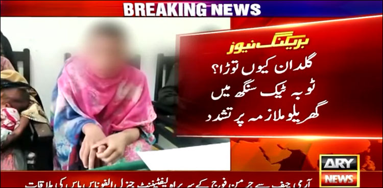 گلدان ٹوٹنے پر ٹوبہ ٹیک سنگھ میں مالک نے گھریلو ملازمہ کے سر کے بال مونڈ دیے