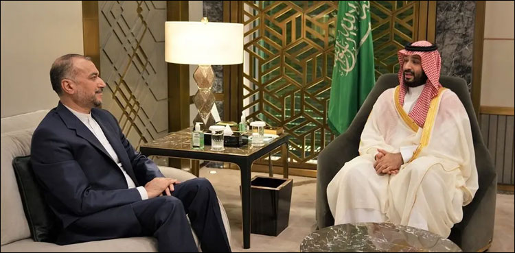 ایرانی وزیر خارجہ کی محمد بن سلمان سے اہم ملاقات