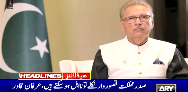 ‘صدر مملکت قصور وار نکلے تو نااہل ہوسکتے ہیں’