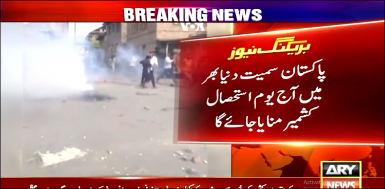 پاکستان سمیت دنیا بھر میں آج یوم استحصال کشمیر منایا جا رہا ہے