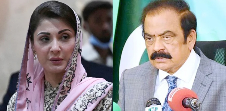 مریم نواز رانا ثنااللہ