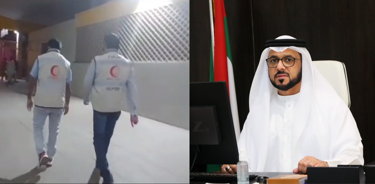 ٹرین حادثہ : یو اے ای کے رضا کاروں کی امدادی سرگرمیاں