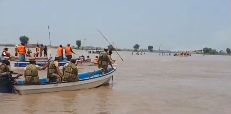 دریائے ستلج میں ڈوبنے والی کشتی اور لاشوں کی تلاش کا آپریشن آٹھویں روز میں داخل