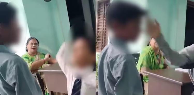 مسلمان بچے پر تشدد کروانے والی ٹیچر اپنے دفاع میں انوکھی منطق لے آئی