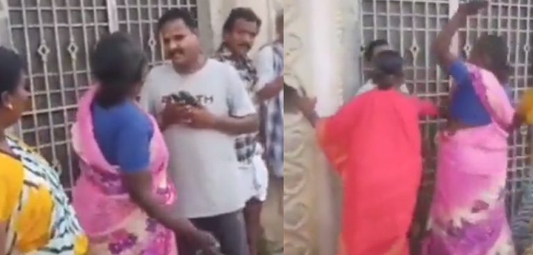خواتین نے چھیڑ چھاڑ کرنے والے شرابی کو سبق سکھا دیا، ویڈیو وائرل