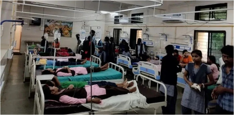 سرکاری اسکول میں کھانا کھانے سے 70 بچوں کی طبیعت خراب