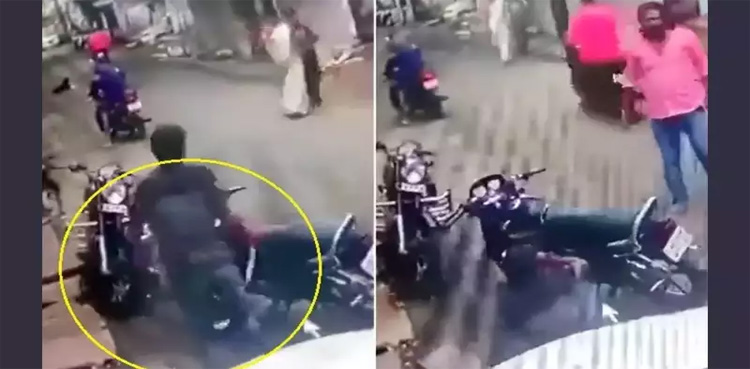 موٹر سائیکل پر بیٹھا شخص کوبرا کے ڈسنے سے ہلاک، ہولناک ویڈیو
