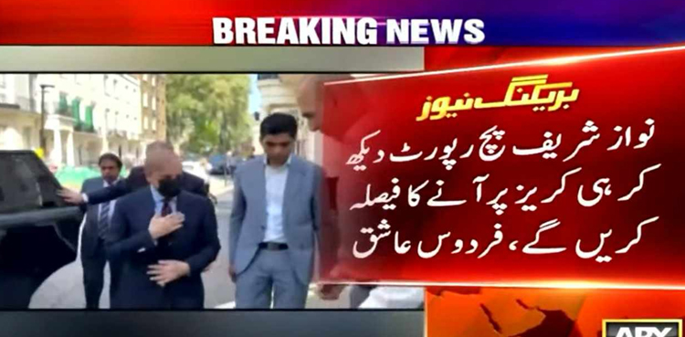 ‘نواز شریف شہباز کی پچ رپورٹ دیکھ کر ہی کریز پر آنے کا فیصلہ کریں گے ‘