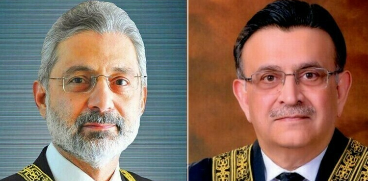 جہاں آزاد دماغ موجود ہوں وہاں اختلاف ہوتا ہے، چیف جسٹس کا جسٹس قاضی فائز عیسی کیلئے نیک تمناؤں کا اظہار