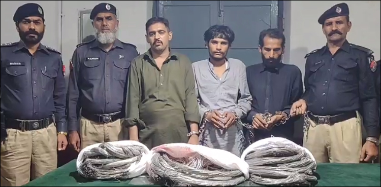 ریلوے کو لاکھوں روپے کا نقصان پہنچانے والا 3 رکنی گینگ گرفتار