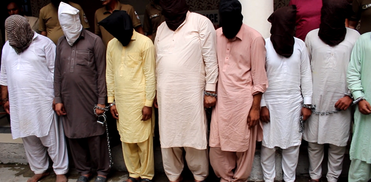 مینار پاکستان سے سندھ کا 15 رکنی جیب تراش گروہ گرفتار
