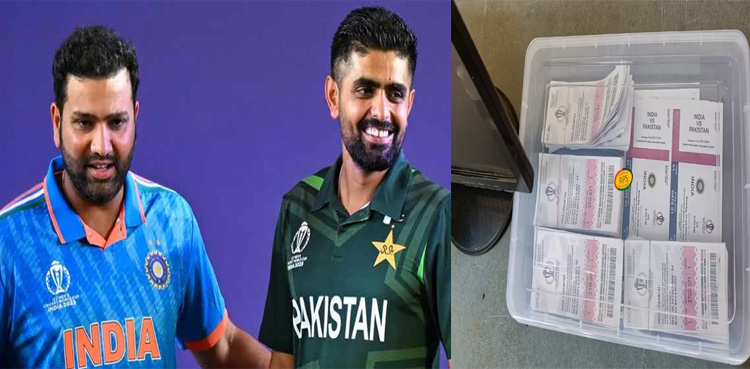 پاک بھارت میچ سے قبل جعلی ٹکٹوں کی فروخت عروج پر پہنچ گئی