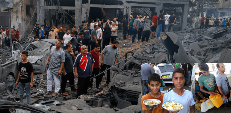 غزہ کی ناکہ بندی، اسرائیل نے فلسطینیوں کے لیے خوراک، پانی بند کردیا