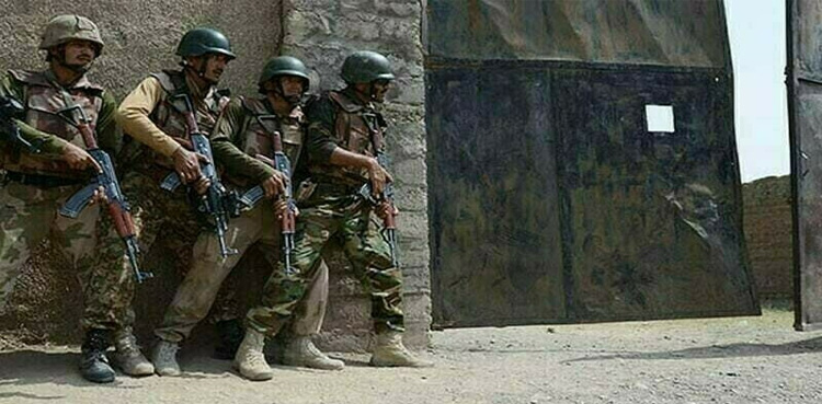 لکی مروت، سیکیورٹی فورسز سے جھڑپ میں 2 دہشت گرد ہلاک، دو سپاہی شہید