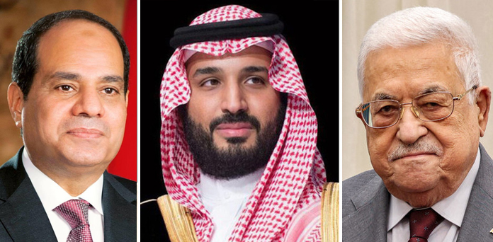 شہزادہ محمد بن سلمان کا مصری اور فلسطینی صدور کو اہم پیغام
