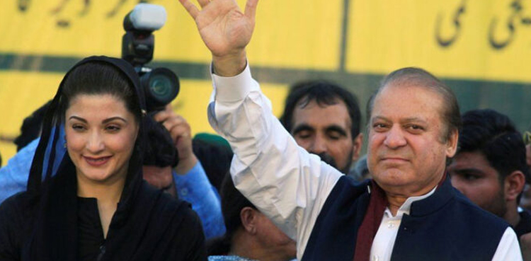 نواز شریف پھول