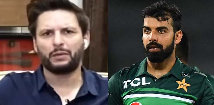 شاہد آفریدی نے شاداب خان سے کیا کہا تھا؟