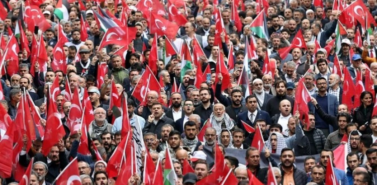 فلسطین سے اظہار یکجہتی کیلئے ترکیہ کا سوگ کا اعلان