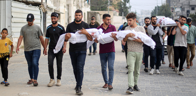 غزہ میں اسرائیلی مظالم جاری، شہدا کی تعداد 11 ہزار 500 سے تجاوز کرگئی