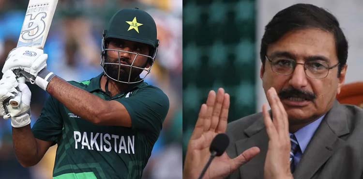ذکا اشرف کا فخر زمان کے لیے انعام کا اعلان