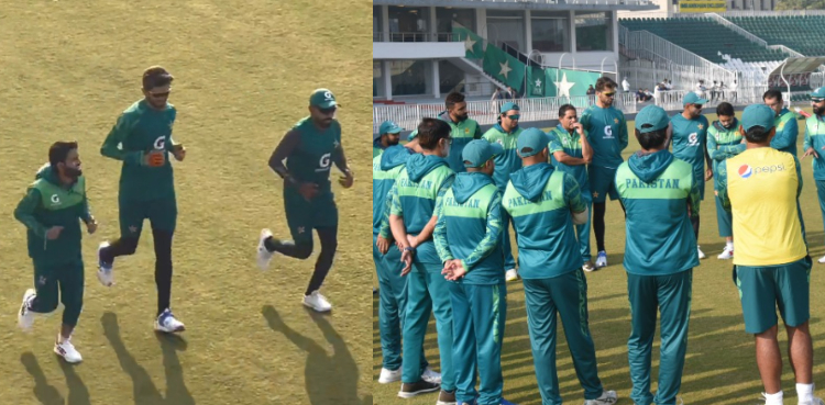 دورہ آسٹریلیا: پاکستان کرکٹ ٹیم کا تربیتی کیمپ پنڈی اسٹیڈیم میں شروع