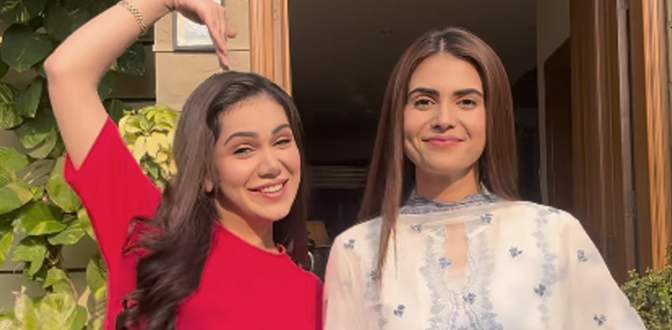 غنا علی کی وشمہ فاطمہ کے ہمراہ دلچسپ ویڈیو وائرل