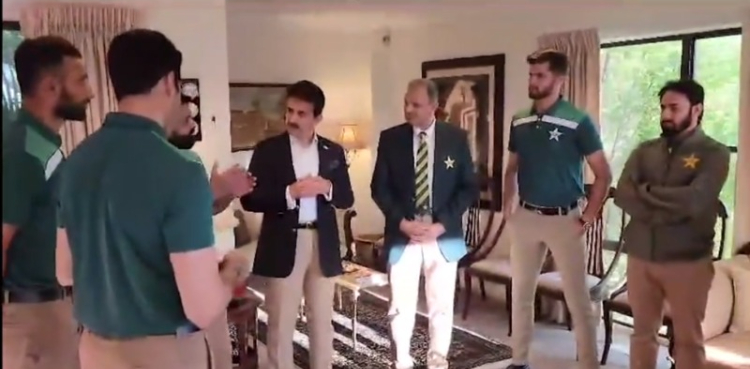 آسٹریلیا میں قومی کرکٹ ٹیم کے اعزاز میں عشائیہ