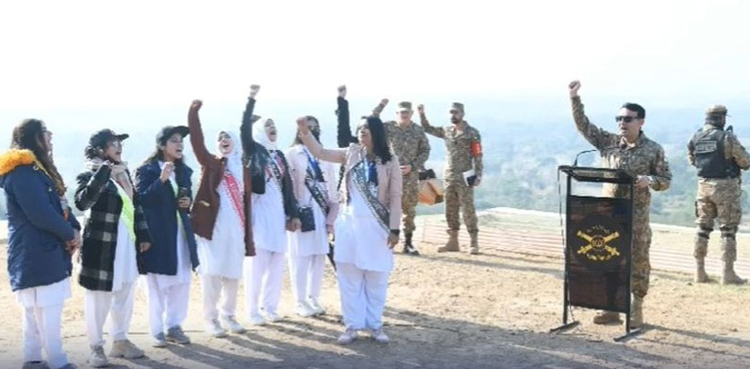 ٹلہ فائر رینج میں طلبہ کا پاک فوج کے ساتھ ایک دن