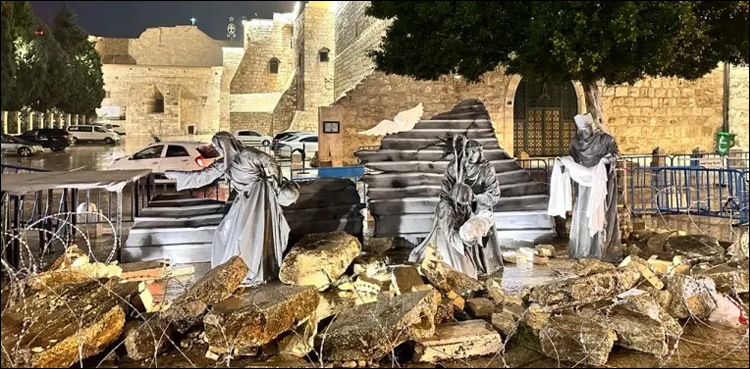 حضرت عیسیٰؑ کی ’جائے پیدائش‘ بیت لحم میں فضا سوگوار، کرسمس منسوخ
