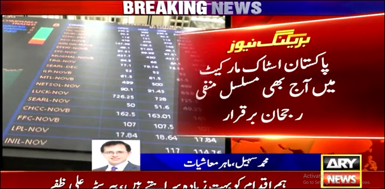 پاکستان اسٹاک میں بڑی مندی، 63 ہزار پوائنٹس کی نفسیاتی سطح بھی گر گئی