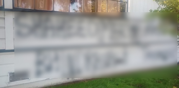 امریکا میں مندر کی دیواروں پر بھارت اور مودی مخالف نعرے درج