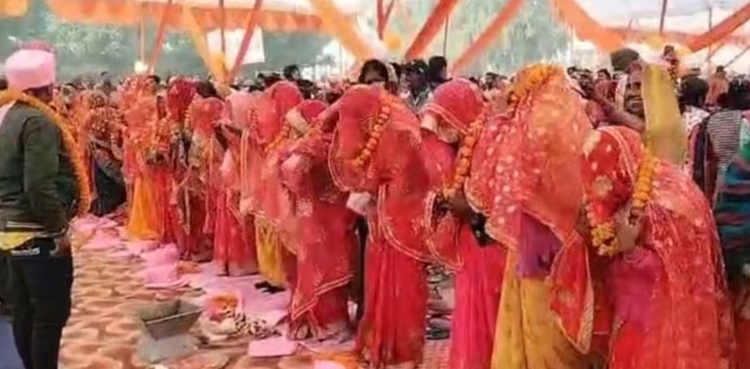 ’دلہنوں کی بغیر دولہوں کے شادی‘، اجتماعی شادی اسکیم میں حیران کن اسکینڈل