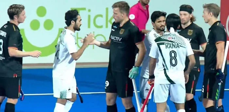 اولمپک ہاکی کوالیفائر: سیمی فائنل میں جرمنی نے پاکستان کی ایک نہ چلنے دی!