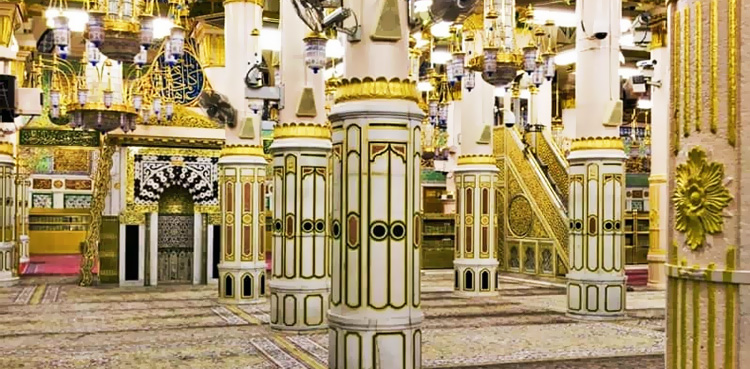 مسجد نبویؐ ریاض الجنہ میں آمد و رفت کے لیے نیا نظام