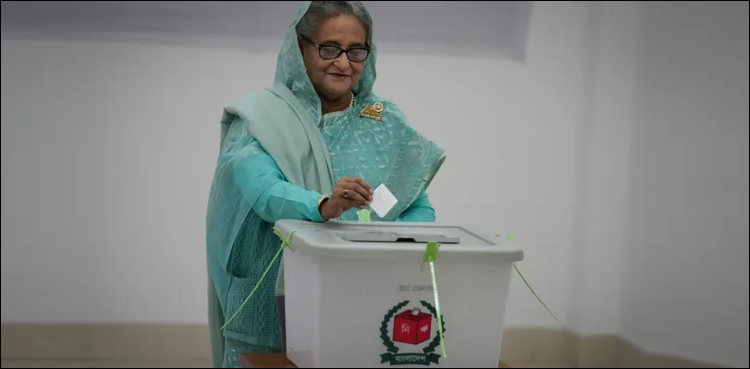 شیخ حسینہ واجد متنازع انتخابات میں مسلسل پانچویں بار کامیاب، شکیب الحسن بھی نشست جیت گئے
