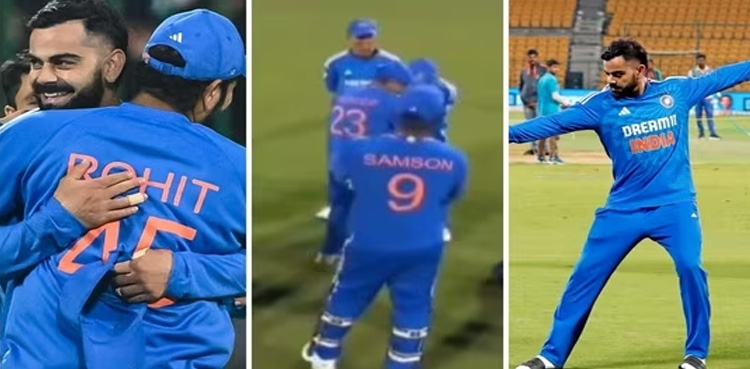 گولڈن ڈک پر آؤٹ ہونے کے بعد کوہلی مائیکل جیکسن بن گئے! ویڈیو وائرل