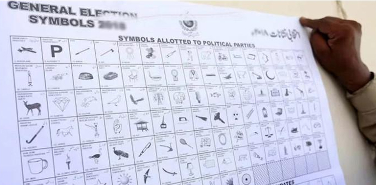 الیکشن  2024 پاکستان : انتخابی نشان کی مکمل فہرست جاری،  بلے کا نشان شامل نہیں