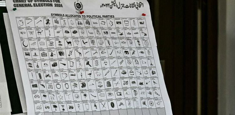 الیکشن 2024 پاکستان : سیاسی جماعتوں سے انتخابی نشان واپس لینے کا قانون چیلنج