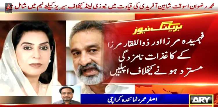 فہمیدہ مرزا اور ذوالفقار مرزا کو الیکشن لڑنے کی اجازت نہ ملی