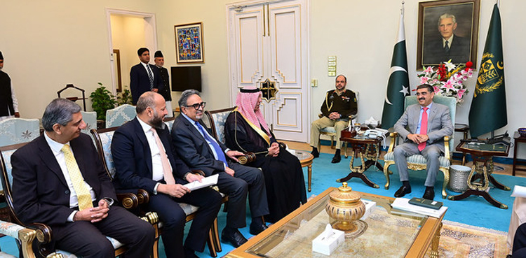 نگراں وزیراعظم کی سعودی ال جومیہ گروپ کو پاکستان میں  سرمایہ کاری کی دعوت