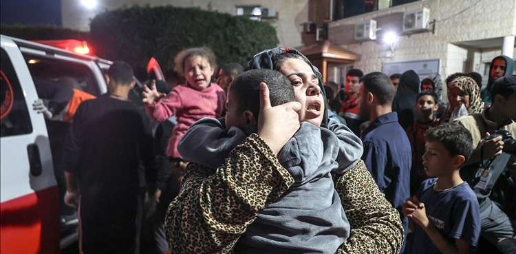 غزہ میں ظلم کی انتہاء، کھانے کی قطار میں کھڑے فلسطینیوں پرفائرنگ