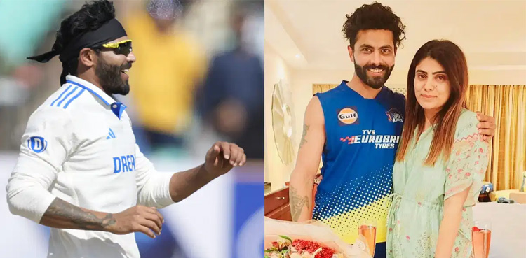 والد کے متنازع بیان کے بعد جڈیجا نے بہترین پلیئر کا ایوارڈ اہلیہ کے نام کردیا